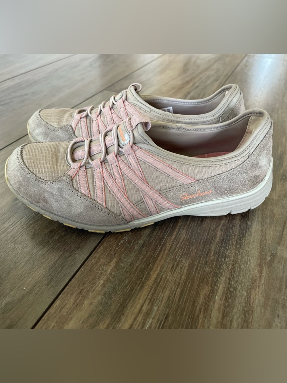 Skechers Sport Women's Conversations Fashion Sneaker Link & Beige size US 6.5 - Picture 4 of 10